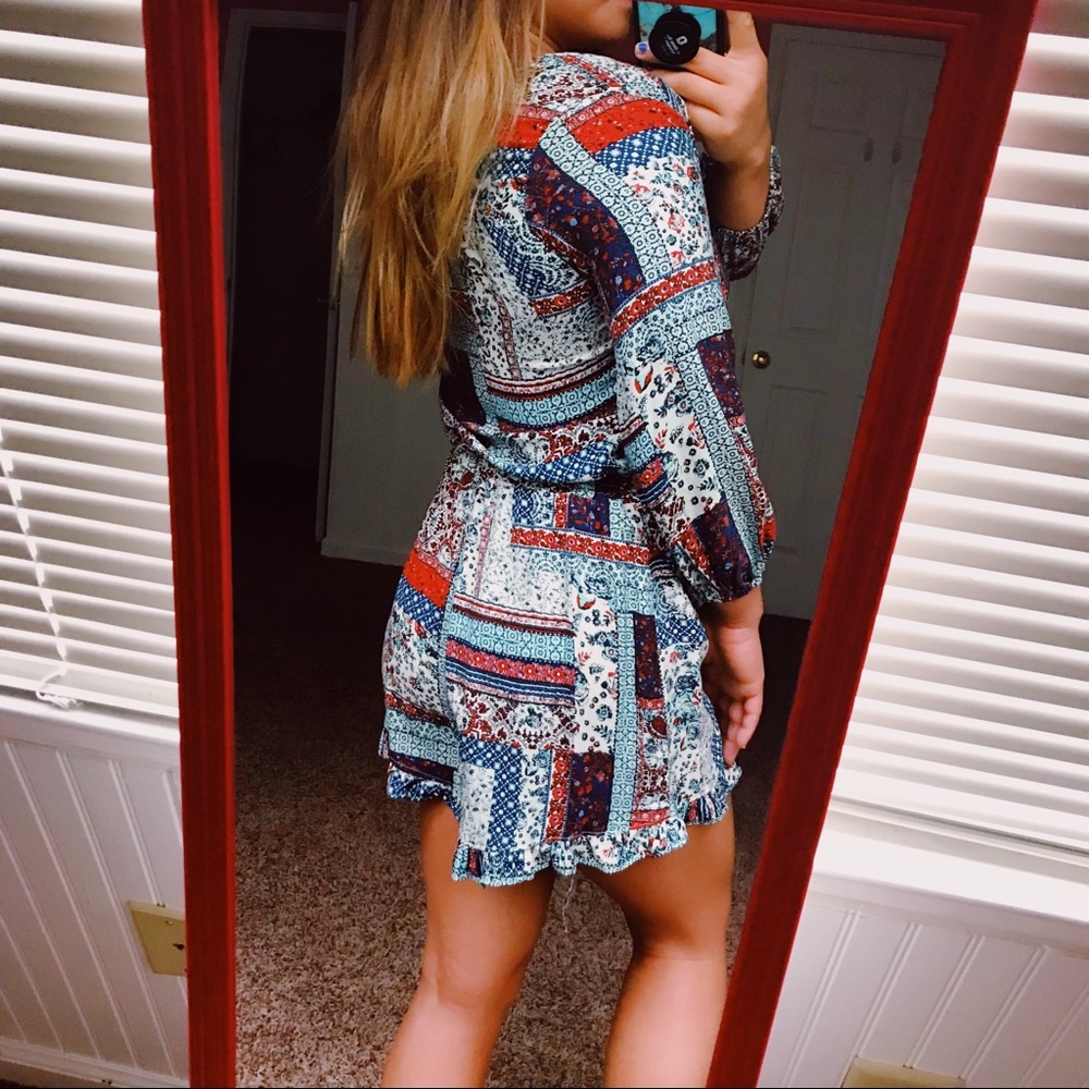 patterned romper - Picture 4 of 5